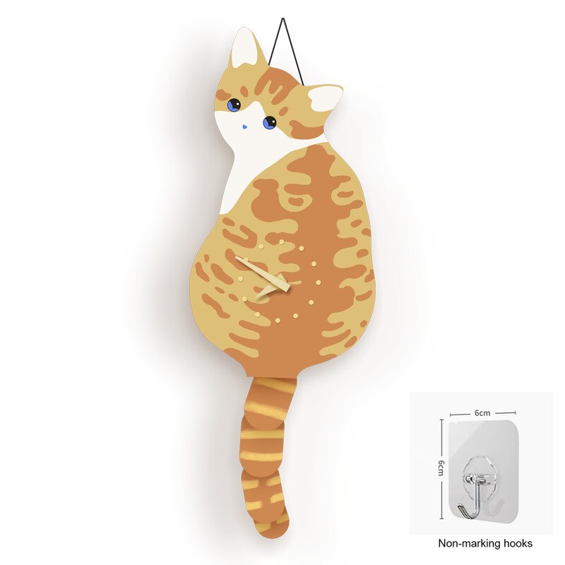 Fun Feline Wall Clock