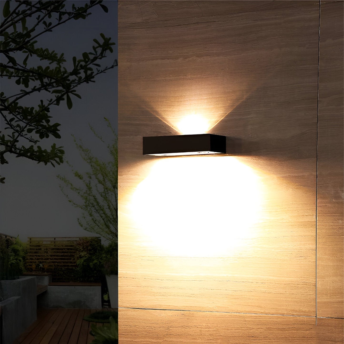 Befez | Waterproof Outdoor Security Wall Light With Motion Sensor