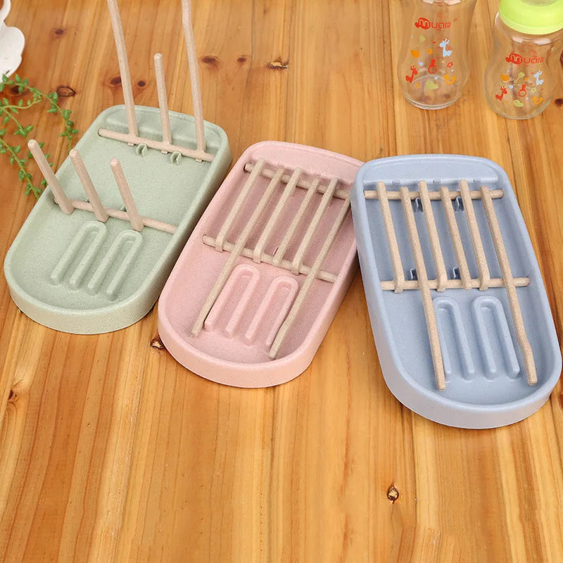 Baby Bottle Drying Rack with Holder
