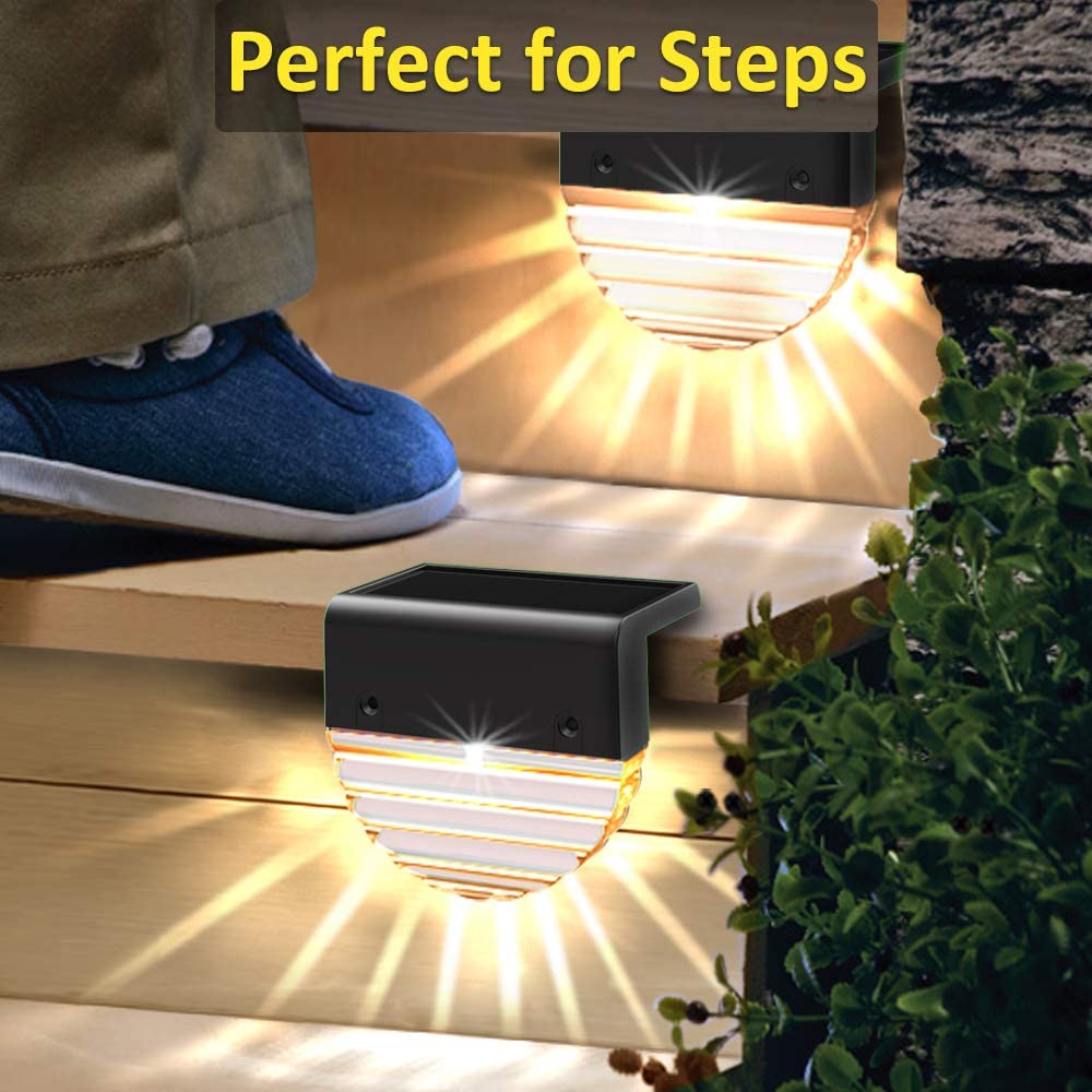 Bright Solar Powered Garden Path Lights