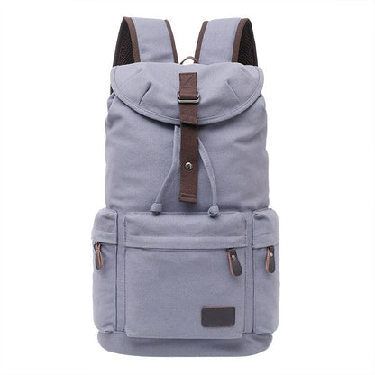 Spacious Durable Canvas Hiking Travel Backpack