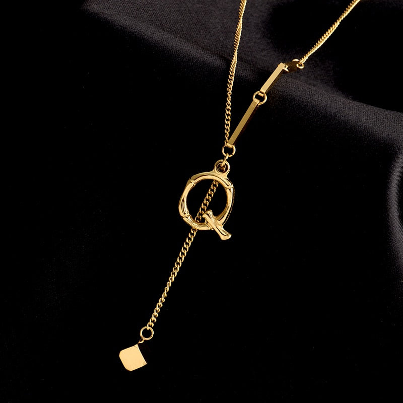 Personalized Initials Heart Necklace