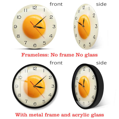 Stylish 3D Kitchen Wall Clock Decor