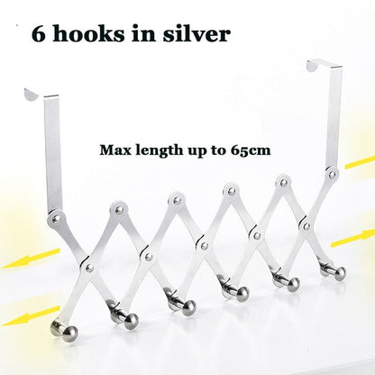 Space Saving Over Door Storage Hook Rack