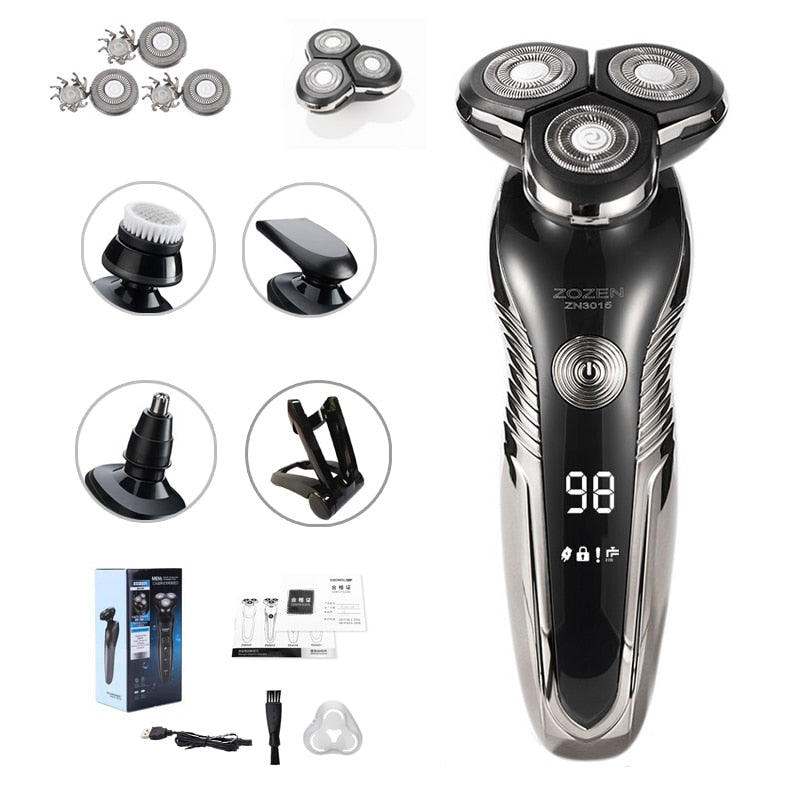 Electric Wet Dry Razor for Men