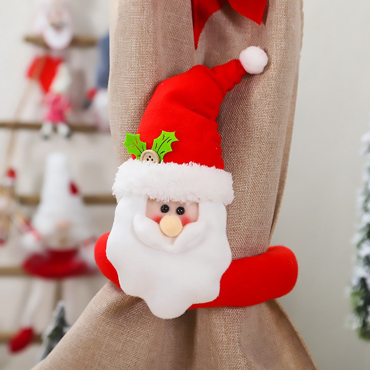 Festive Christmas Tree Curtain Hook