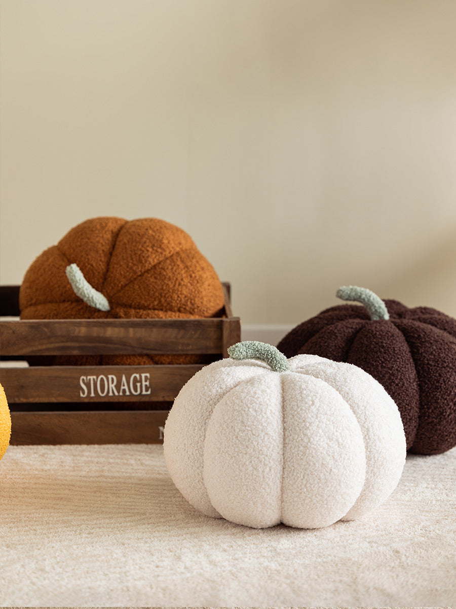 Soft Orange Fall Pillow
