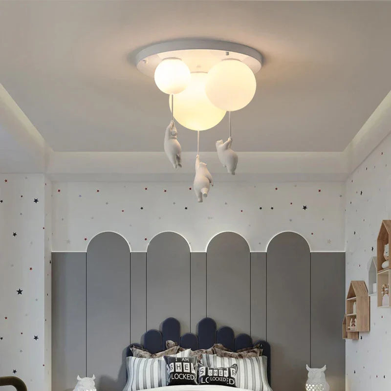 Colorful Teddy Bear String Lights Lamp