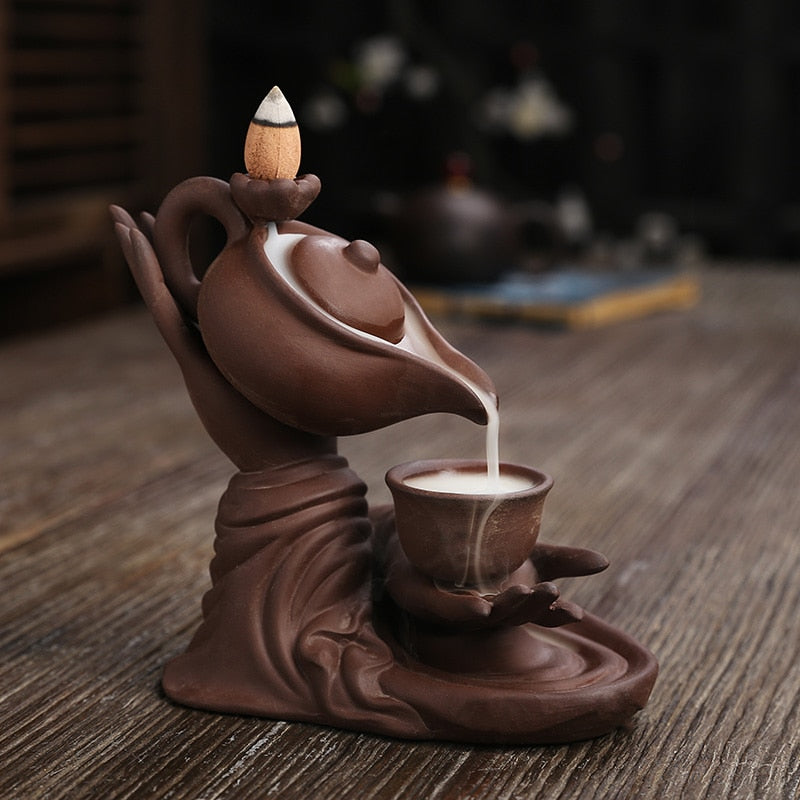 Calming Aromatic Incense Tea Light Burner - Befez