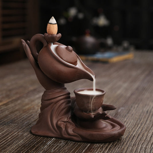 Calming Aromatic Incense Tea Light Burner - Befez
