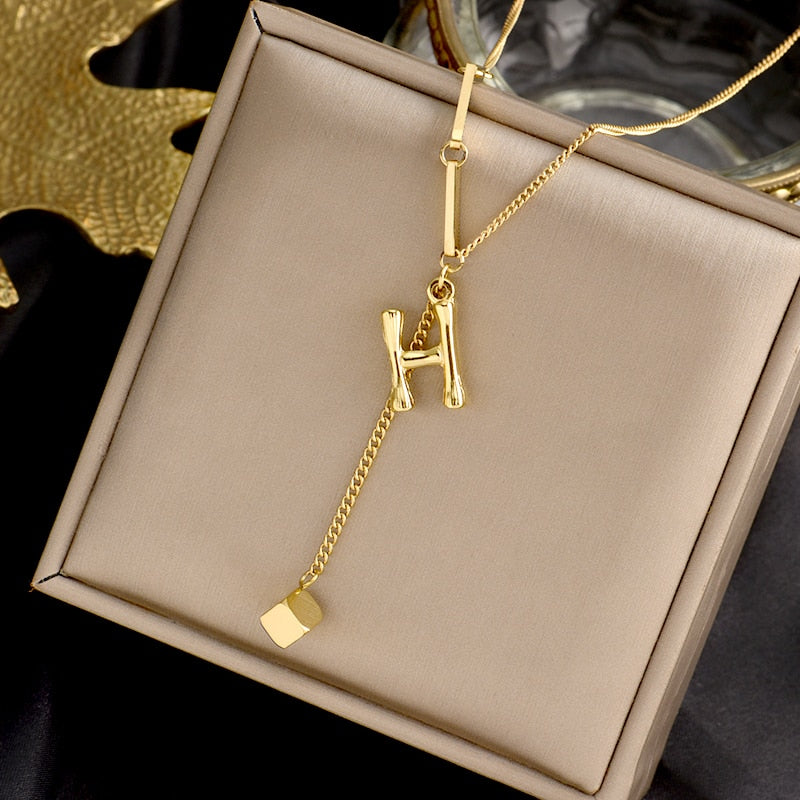 Personalized Initials Heart Necklace - Befez