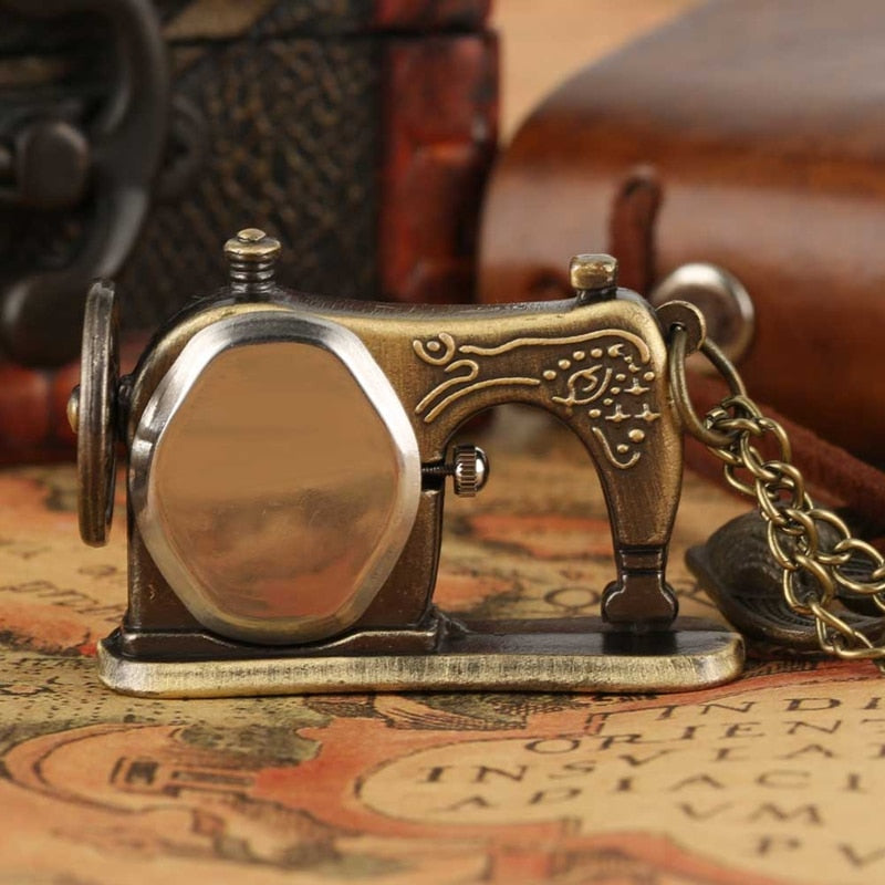 Vintage Style Sewing Machine Wristwatch