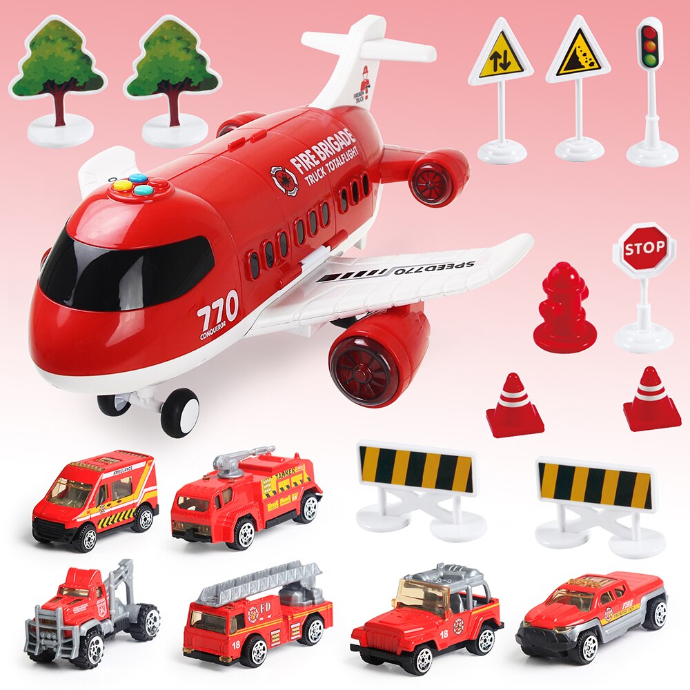 Fun Kids Musical Airplane Toy Playset - Befez