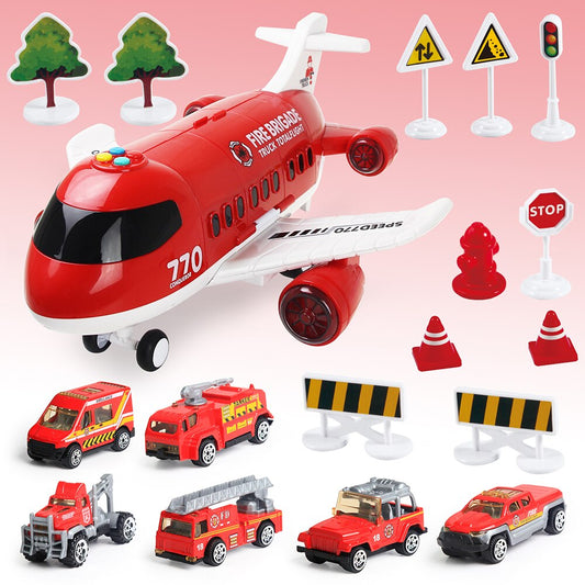 Fun Kids Musical Airplane Toy Playset - Befez