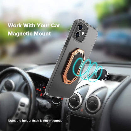 Sturdy Metal Phone Stand with 8-Sided Base