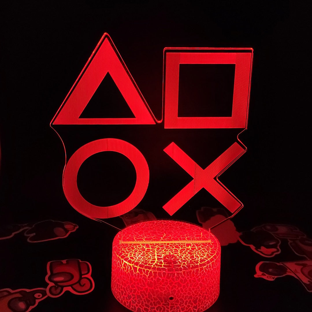 Colorful LED Gaming Night Light
