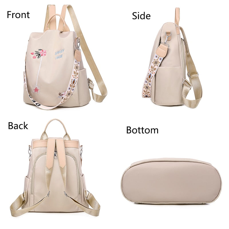 Secure Big College Oxford Backpack