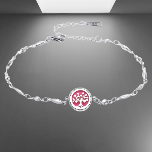 Calming Heart Locket Charm Bracelet
