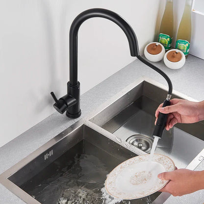 Modern Hands-Free Kitchen Faucet with Sensor Tap