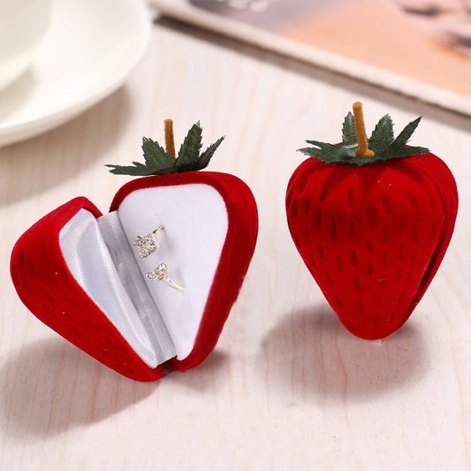 Sweet Strawberry Jewelry Holder Box - Befez