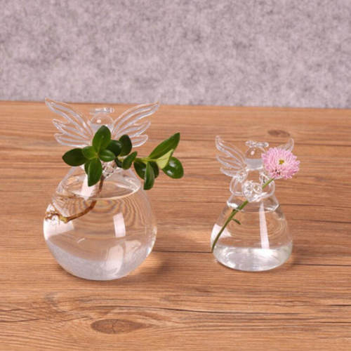 Clear Glass Decorative Flower Vase - Befez