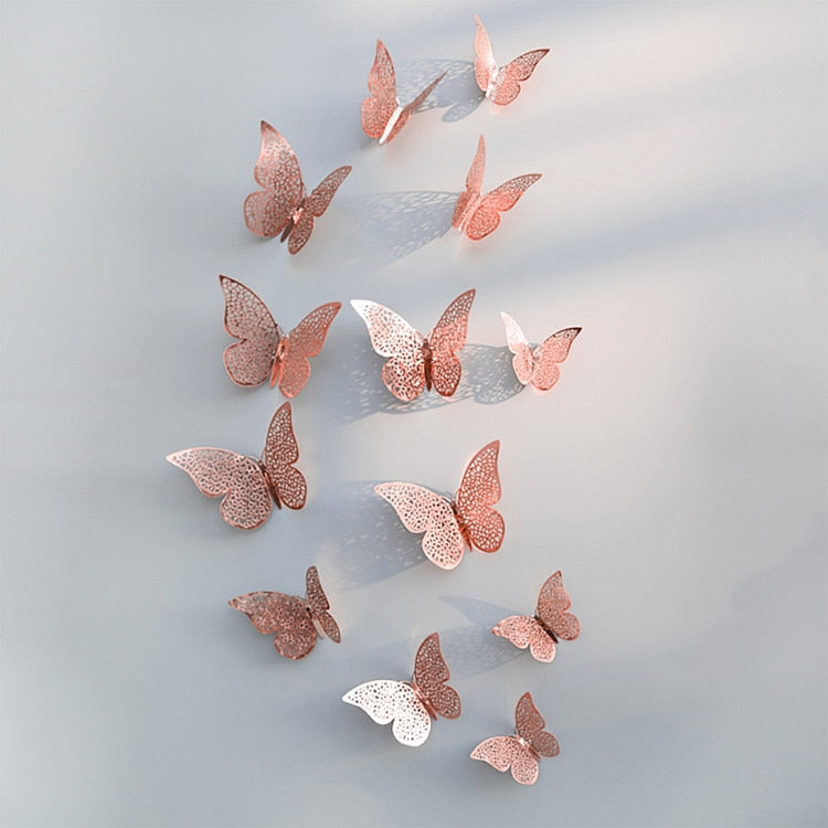 Beautiful 3D Butterfly Wall Decor