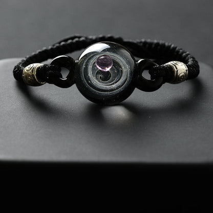 Colorful Galaxy Beaded Wristband