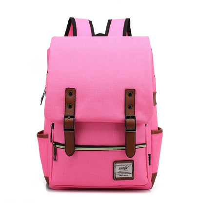 Classic Leather College Backpack