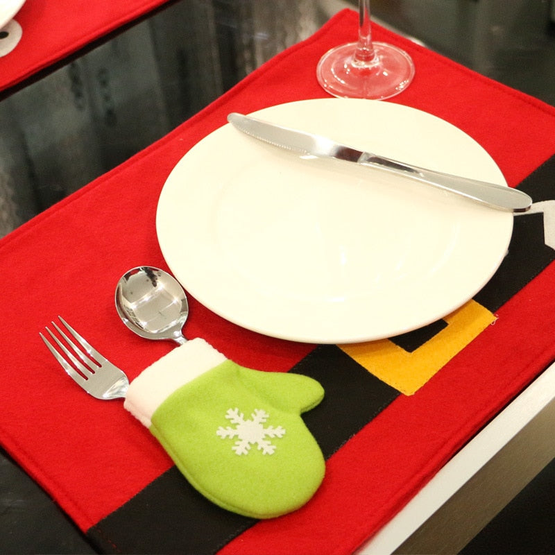 Fun Christmas Santa Table Mats