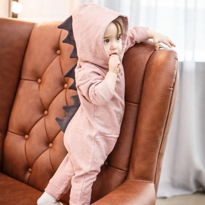 Cozy Dinosaur Baby Romper Suit