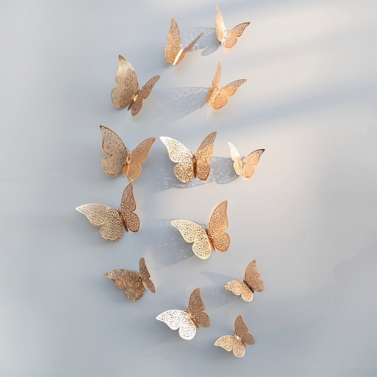 Beautiful 3D Butterfly Wall Decor