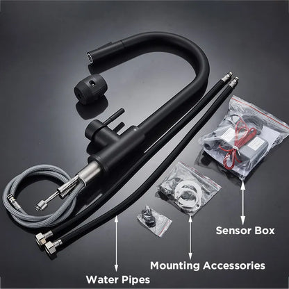 Modern Hands-Free Kitchen Faucet with Sensor Tap