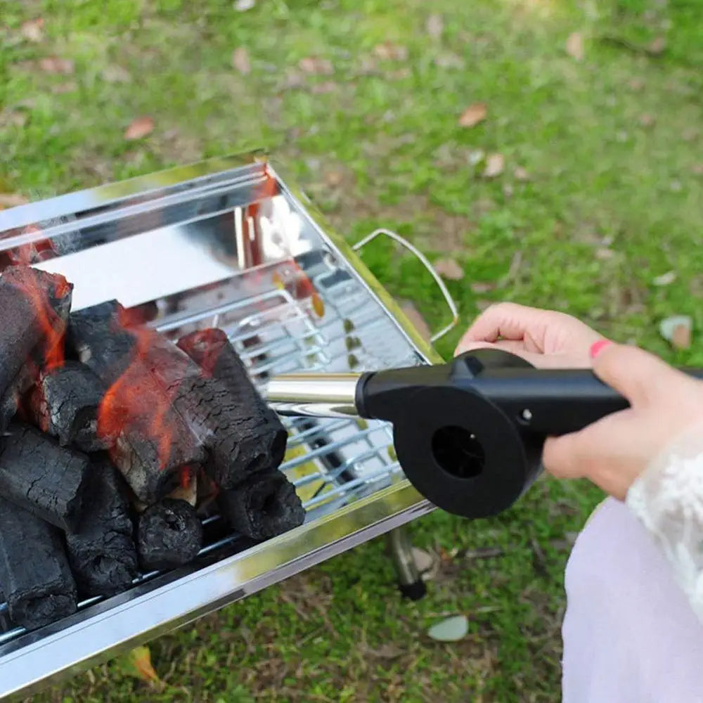 Premium BBQ Grill Fan | Manual Control | Durable Stainless Steel
