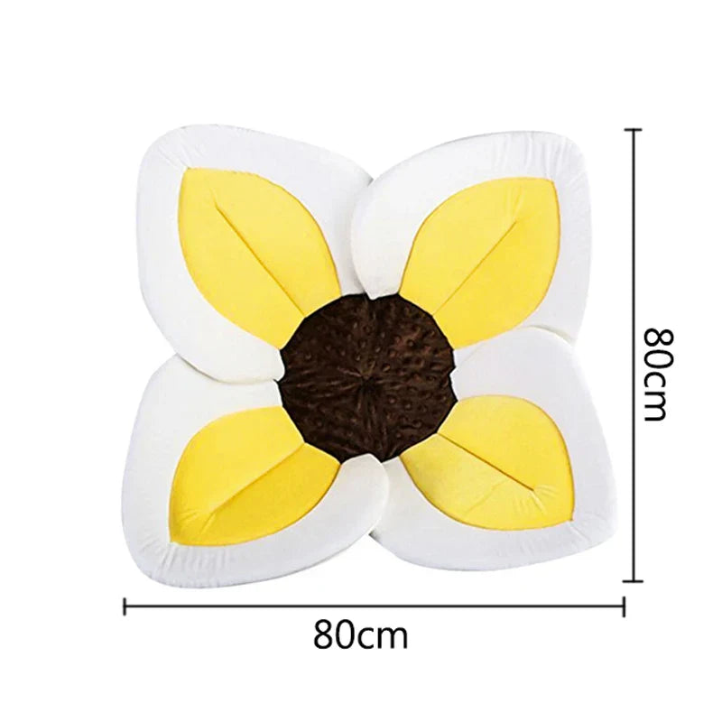 Soft Flower Shaped Non Slip Baby Bath Mat