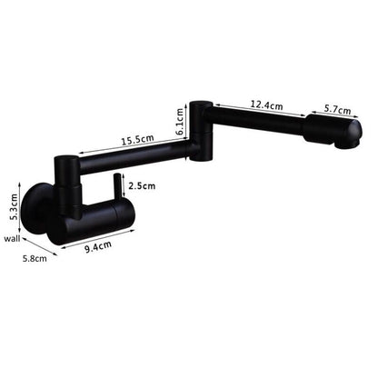 Space-Saving Foldable Kitchen Faucet