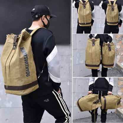 Versatile Travel Canvas Tote Backpack Bag
