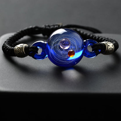 Colorful Galaxy Beaded Wristband