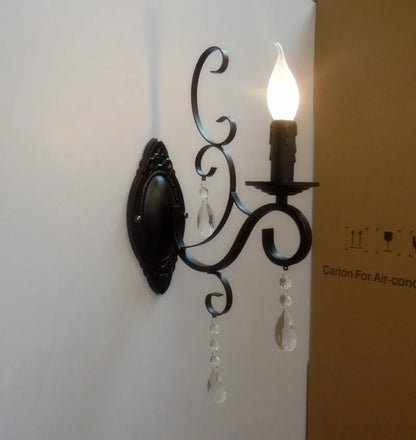 Classic Black LED Wall Lamp