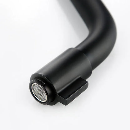 Sleek Black Wall Mount Faucet