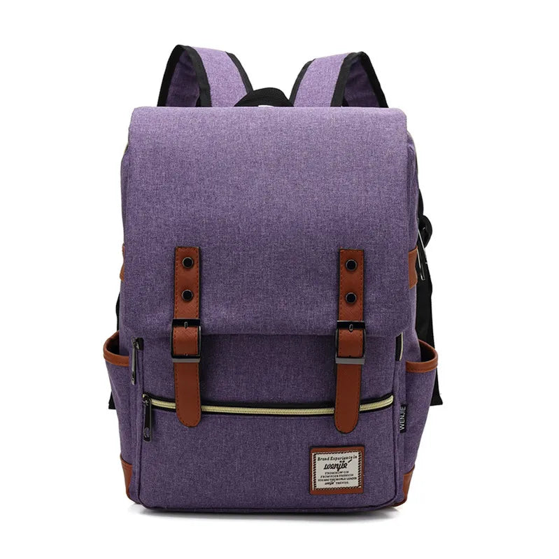 Classic Leather College Backpack