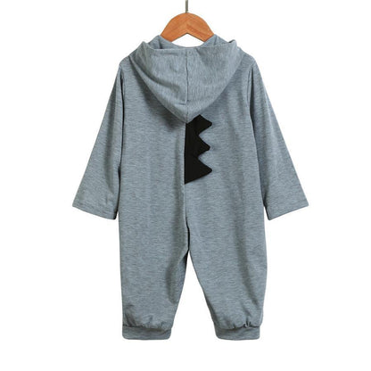 Cozy Dinosaur Baby Romper Suit