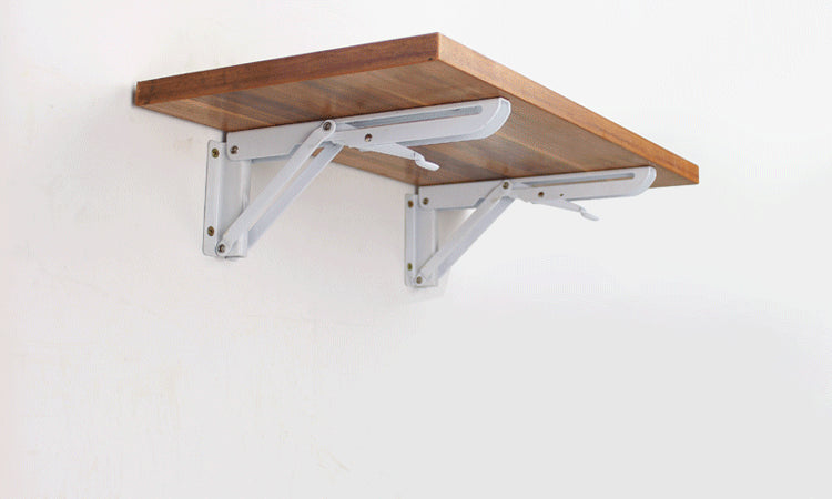 Space-Saving Wall Mount Folding Shelf Bracket
