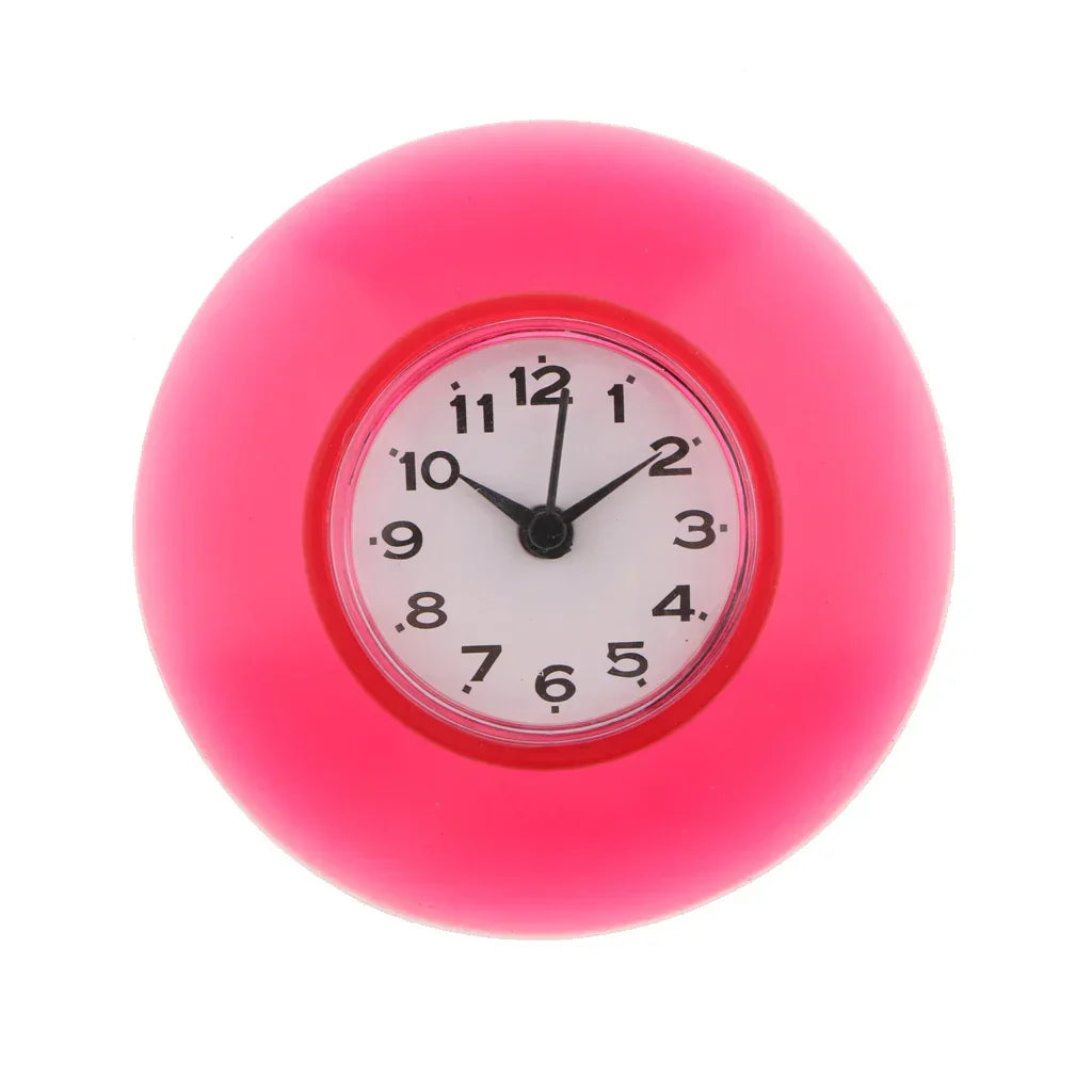 Shower Suction Clock for Bathroom Wall