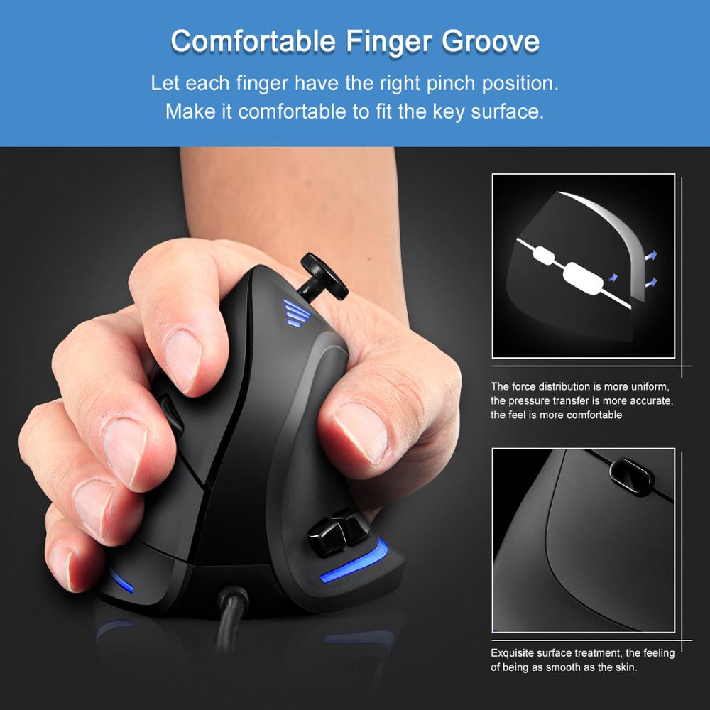 Customizable Comfortable RGB Gaming Mouse