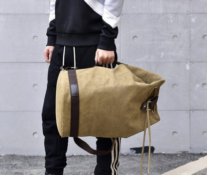 Versatile Travel Canvas Tote Backpack Bag
