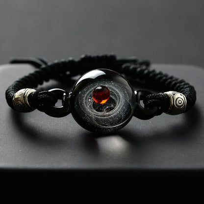 Colorful Galaxy Beaded Wristband