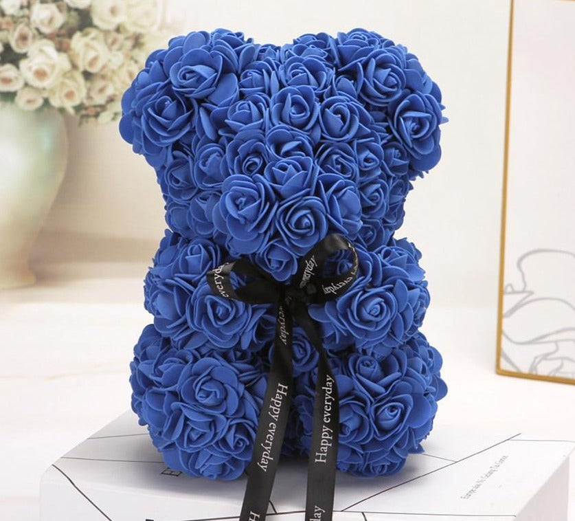 Beautiful Real Rose Teddy Bear Gift