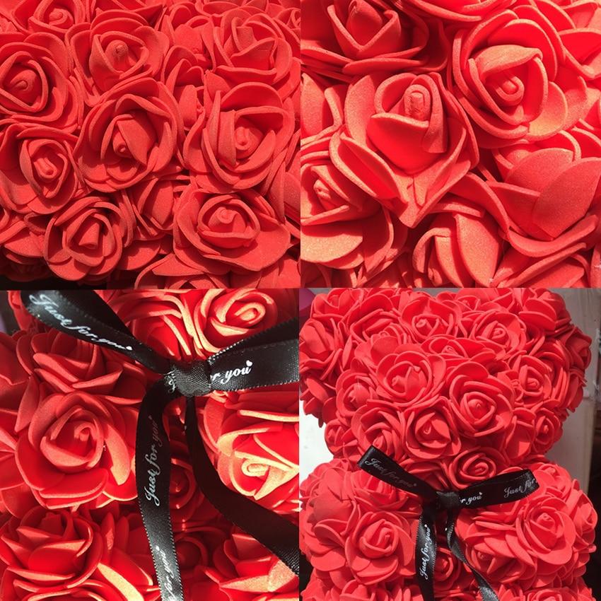 Beautiful Real Rose Teddy Bear Gift
