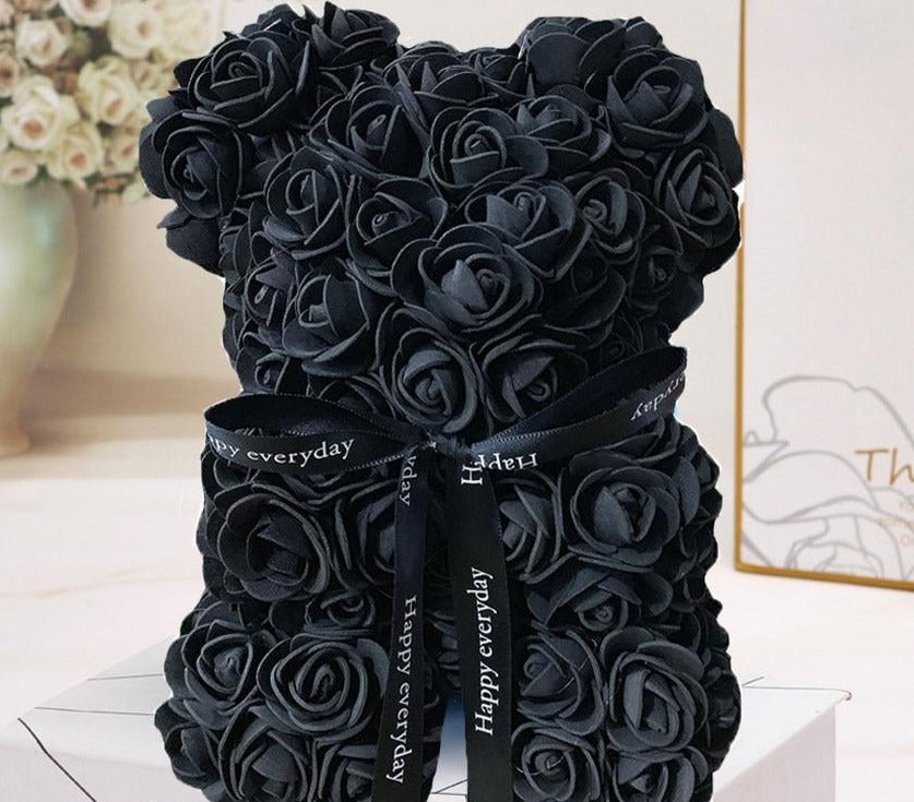 Beautiful Real Rose Teddy Bear Gift