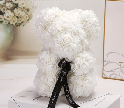 Beautiful Real Rose Teddy Bear Gift